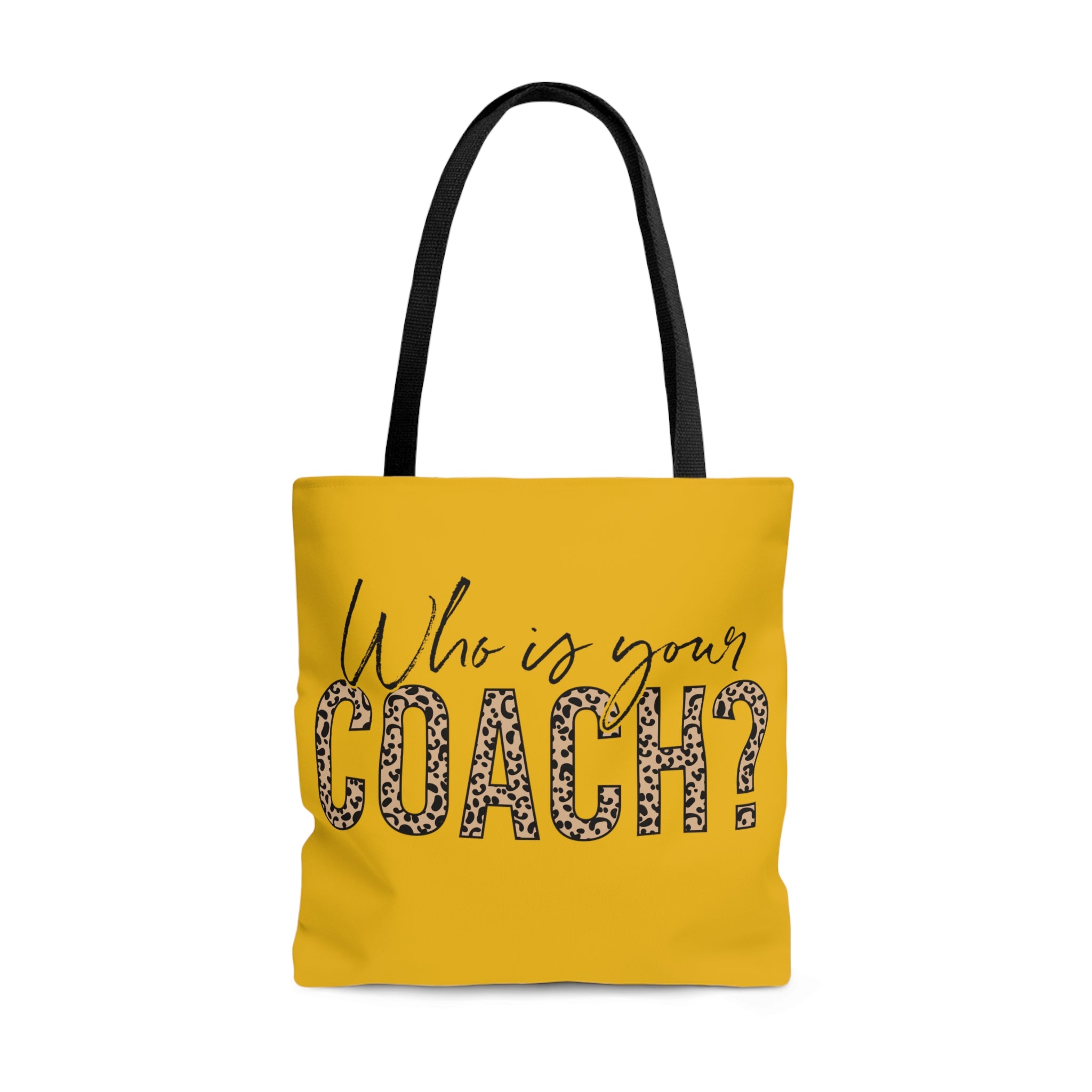 Yellow Coach Accessory Bag